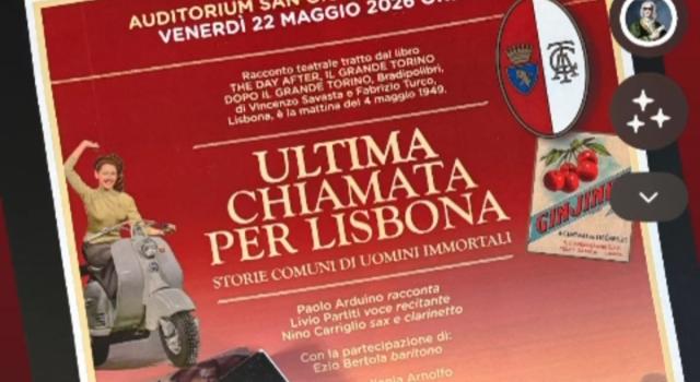 “Ultima chiamata per Lisbona”: un racconto teatrale sul Grande Torino