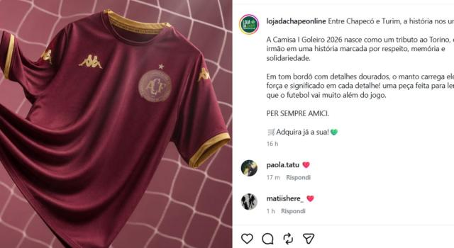Chapecoense: “Tra Chapecó e Torino, la storia ci unisce”