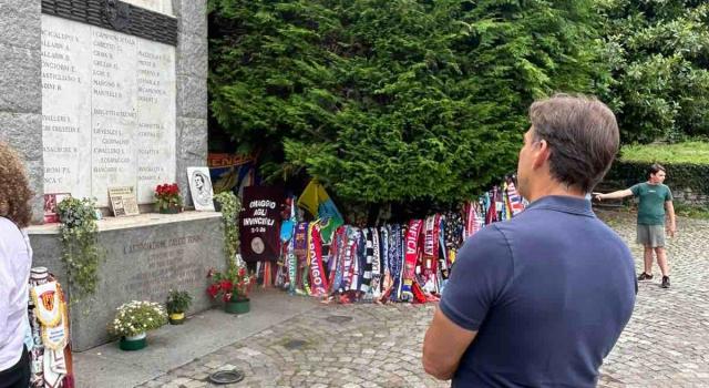 Martin Vazquez a Superga: FOTO e VIDEO