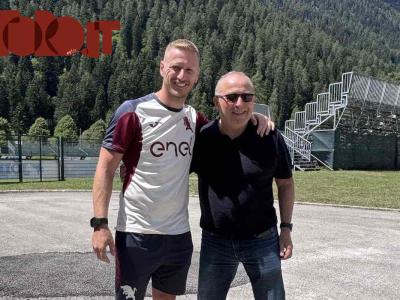 Camolese e Abate, l’incontro con lo staff
