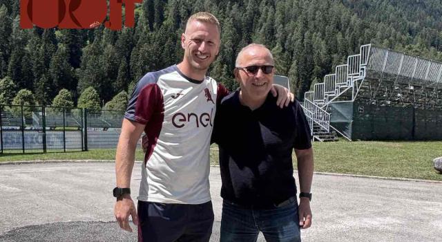 Camolese e Abate, l’incontro con lo staff