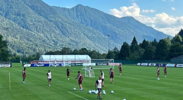 Pinzolo, l’allenamento: sessione tattica, Ilic in gruppo, Zapata ancora fuori