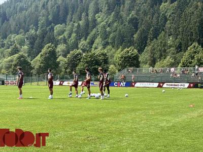 Pinzolo, l’allenamento: differenziato per Zapata, esercizi sui cross per la squadra