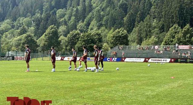 Pinzolo, l’allenamento: differenziato per Zapata, esercizi sui cross per la squadra
