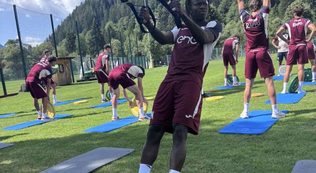 Pinzolo, l’allenamento mattutino: seduta di scarico e palestra