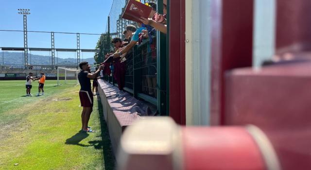 Filadelfia: autografi e foto per i giocatori a fine allenamento