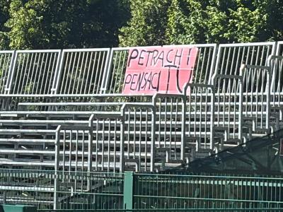 Striscione a Pinzolo: “Petrachi pensaci tu”