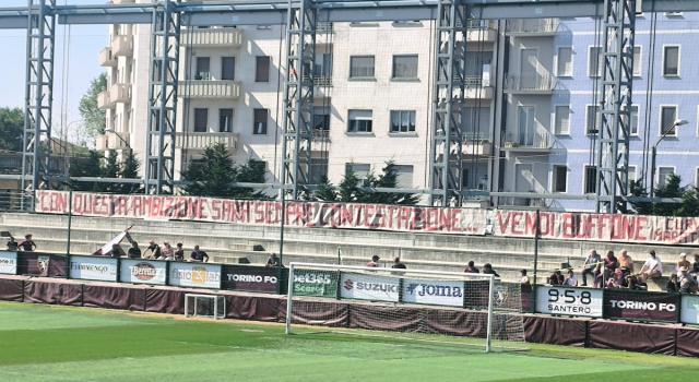 Filadelfia: assente il tifo organizzato, striscione contro Cairo