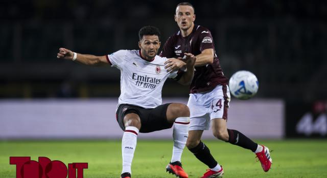 Le statistiche Torino-Milan 1-2: granata avanti solo nei falli