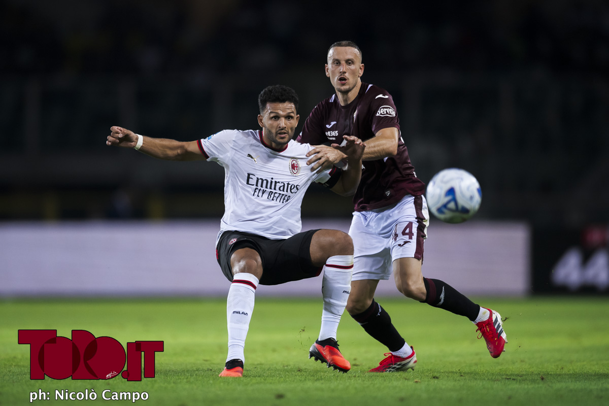 Le statistiche Torino-Milan 1-2: granata avanti solo nei falli
