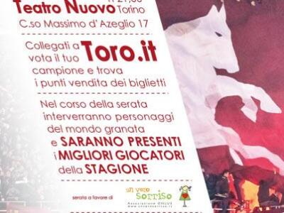 Torna il Gran Galà Granata: date voi i voti al Toro!