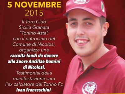 L’ex Franceschini al fianco del Toro Club Sicilia Granata