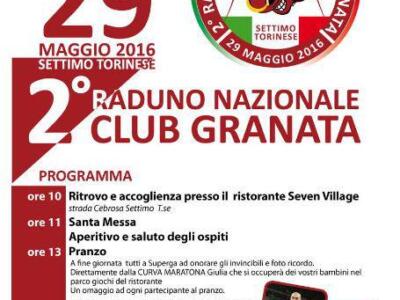 Tutto pronto per il Raduno dei club: previsti 250 cuori granata
