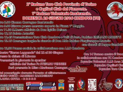 Domani a Condove grande festa per i tifosi del Toro