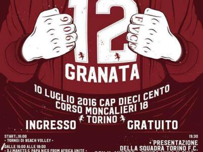 Toro, il programma della Festa Granata