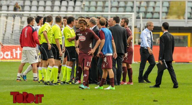 Toro, quante polemiche con l’arbitro Celi