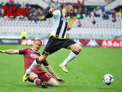 Udinese-Torino, il bilancio è a favore dei padroni di casa