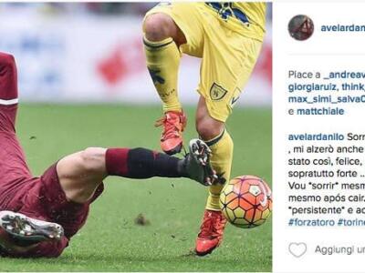 Avelar sui social: “Mi alzerò anche se cadrò”