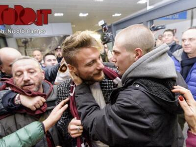Toro, Immobile è arrivato a Torino! Tifosi in delirio a Caselle
