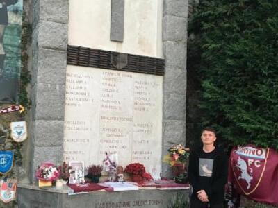 Pryyma, visita a Superga per il difensore del Toro