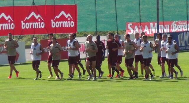 Bormio, l’allenamento pomeridiano del Torino