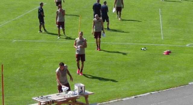Bormio, l’allenamento mattutino del Toro