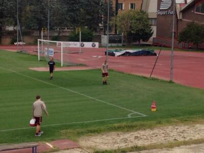 Sisport, in corso l’allenamento: Moretti e Gazzi ancora a parte
