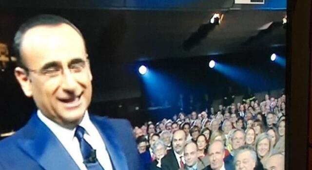 Ventura al Festival di Sanremo: il tecnico è tra il pubblico